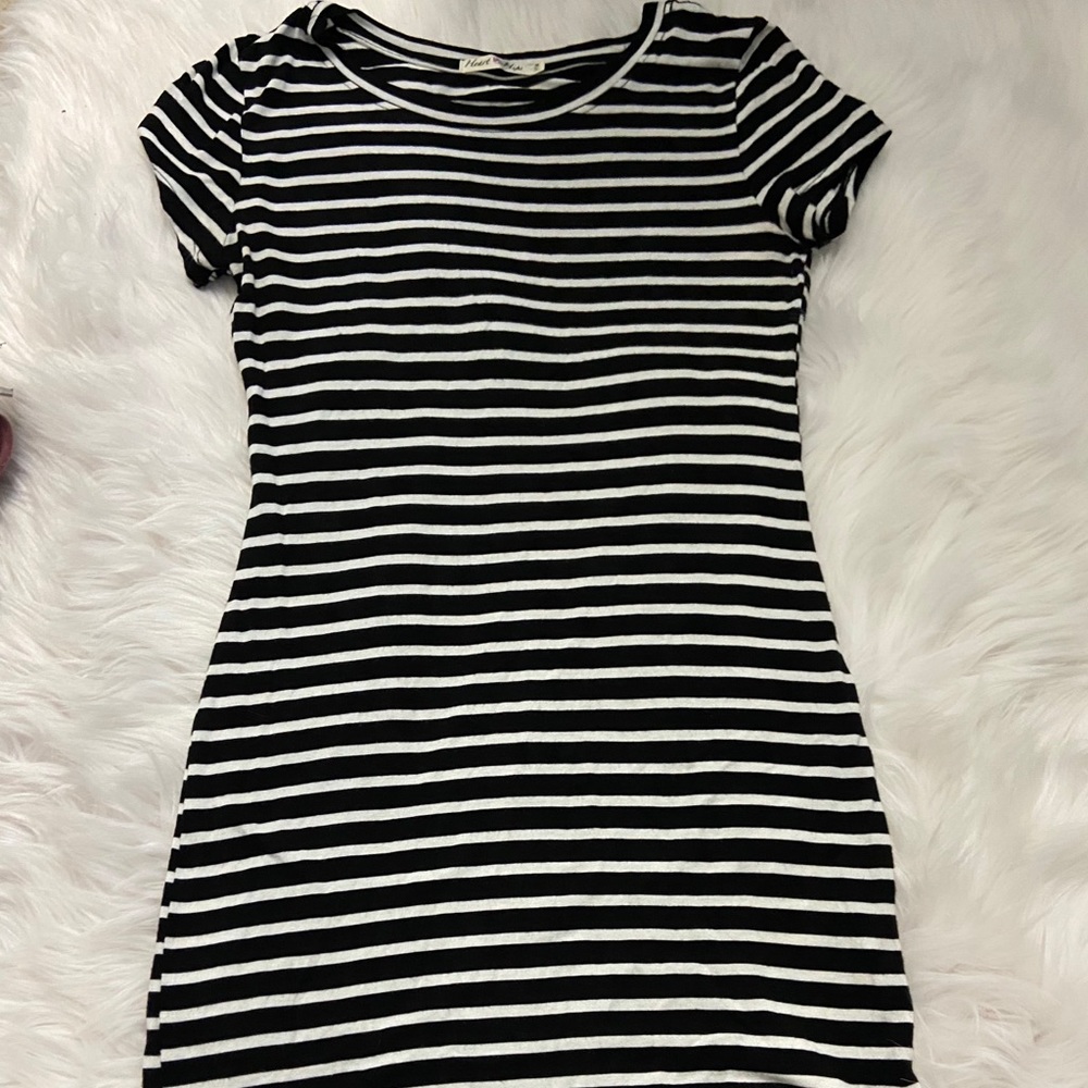 Stripped, tight sun dress